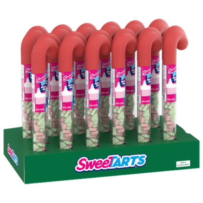 Sweetarts Filled Plastic Cane 1.2oz - 12ct