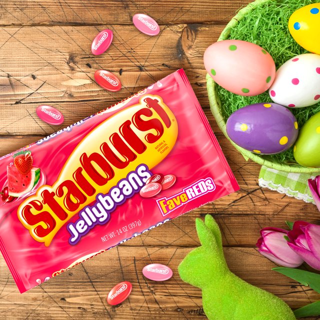 Starburst Fave Reds Jelly Beans 14oz - 12ct