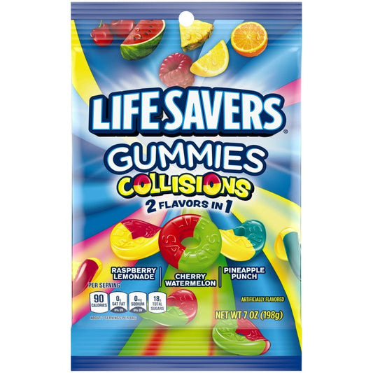 Life Savers Gummi Collisions 7oz - 12ct