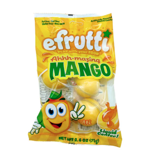 eFrutti Ahhh-mazing Mango Gummi Candy - 2.6oz 12ct