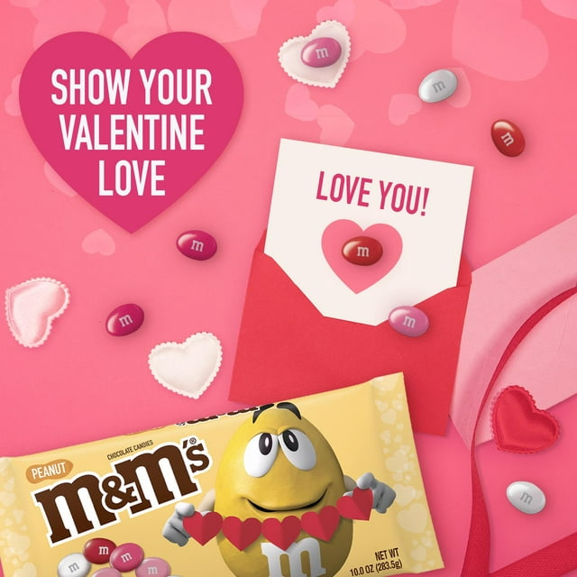 M&M's Peanut Valentine's Day 10oz - 12ct