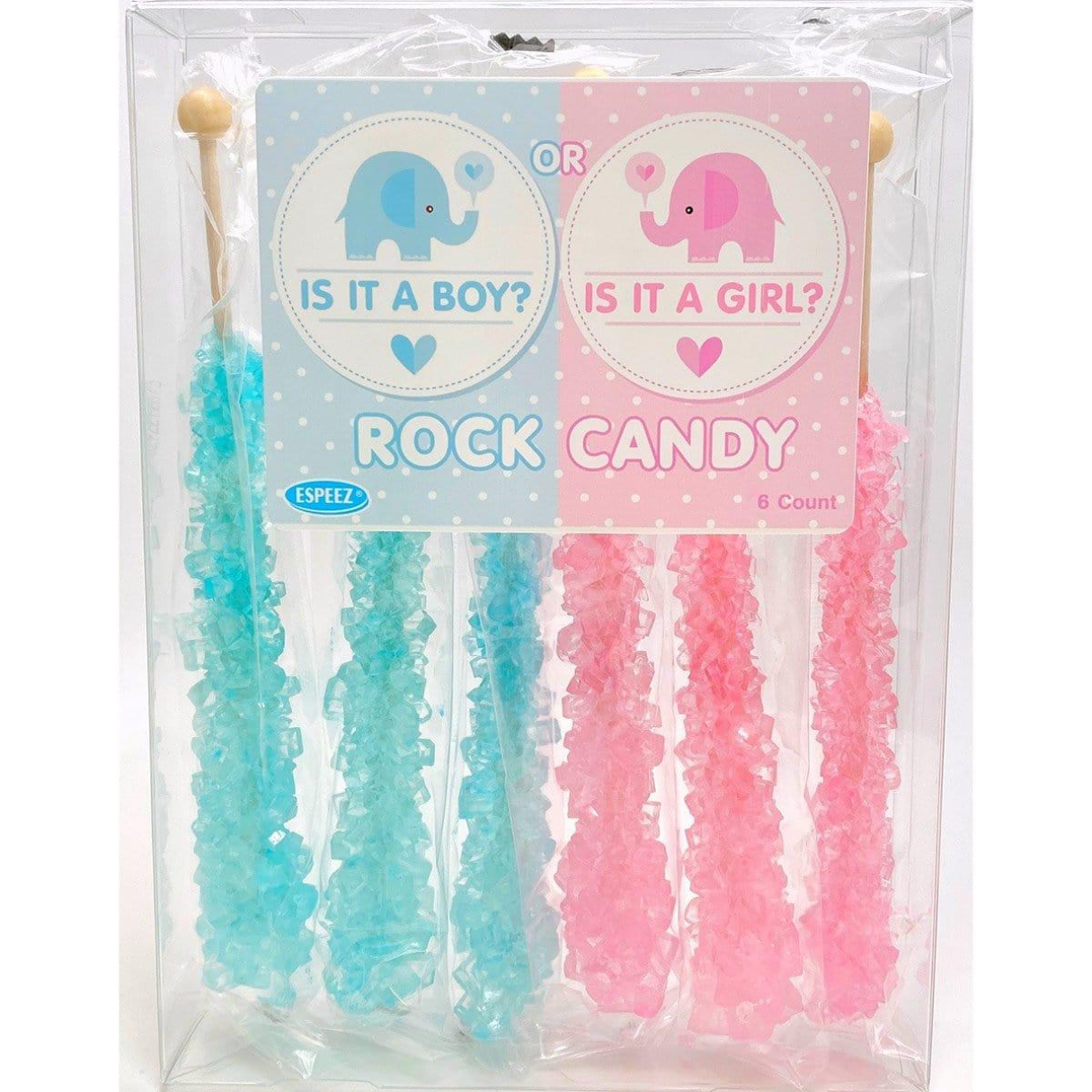 Espeez Gender Revel Rock Candy Acetate Box - 12ct