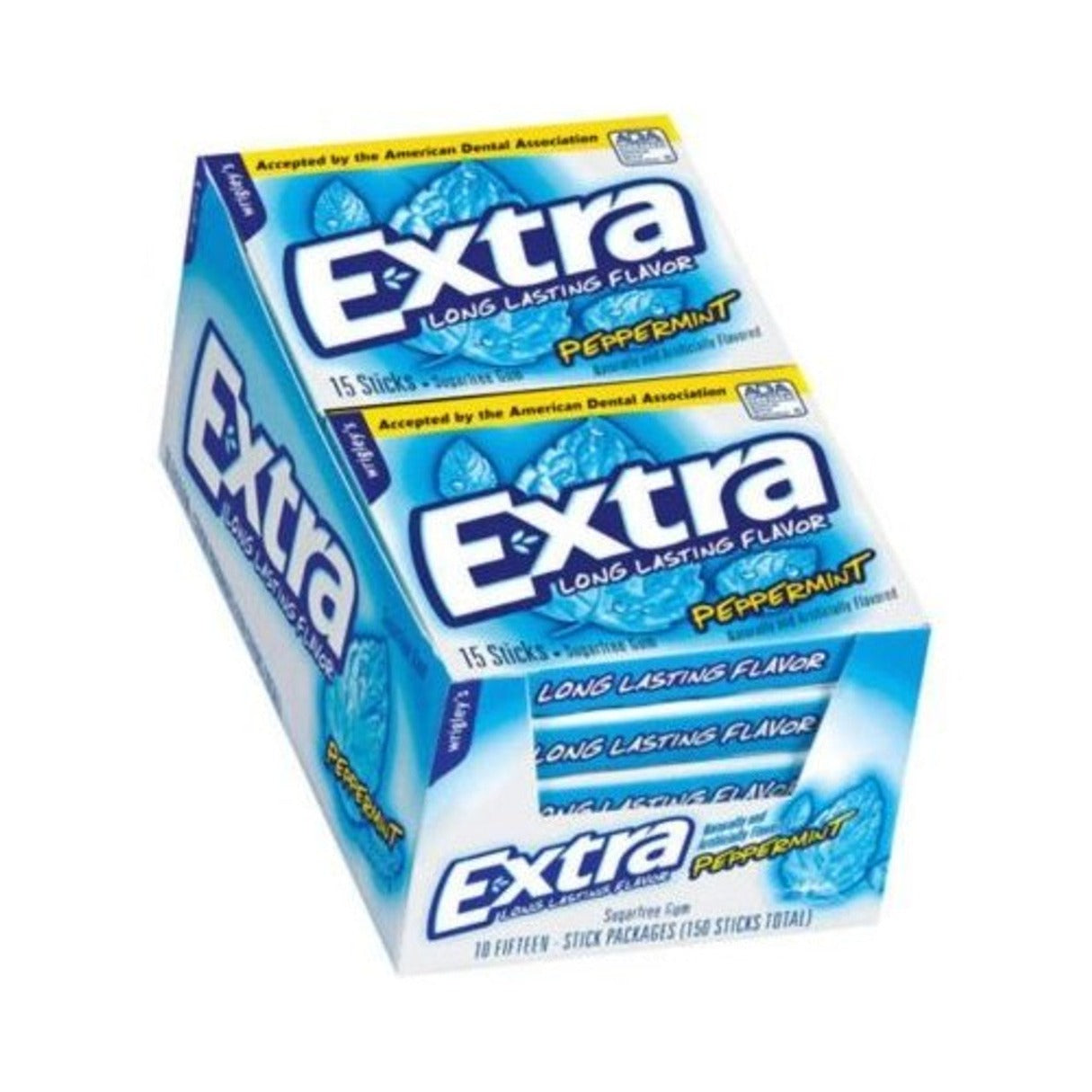 Extra Sugarfree Gum Slim Pack Peppermint - 10ct