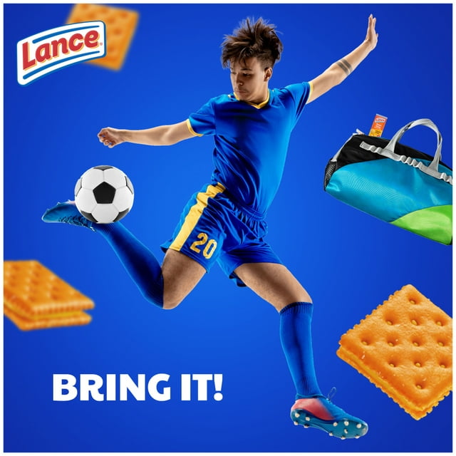 Lance Sandwich Crackers ToastChee Cheddar 1.41oz - 20ct