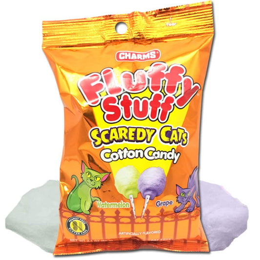 Fluffy Stuff Scaredy Cats Cotton Candy 2.1oz - 1ct