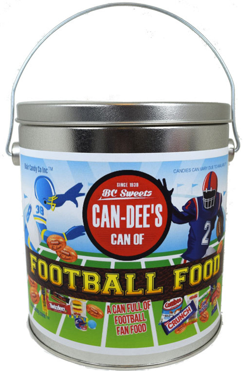 Can Of Football Candy Gift Food - 80ct