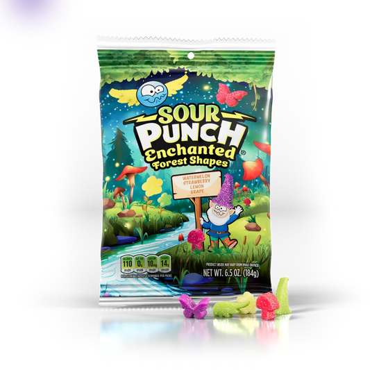 Sour Punch Enchanted Forest Shapes 6.5oz - 12ct