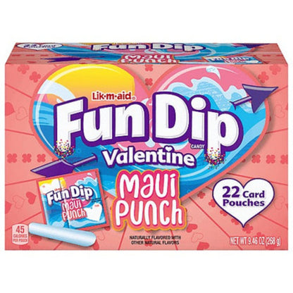 Fun Dip Valentine Maui Punch 22units 9.46oz - 12ct