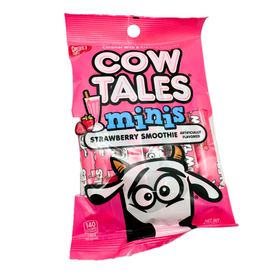 Goetze's Strawberry Smoothie Cow Tales Minis 4oz - 12ct