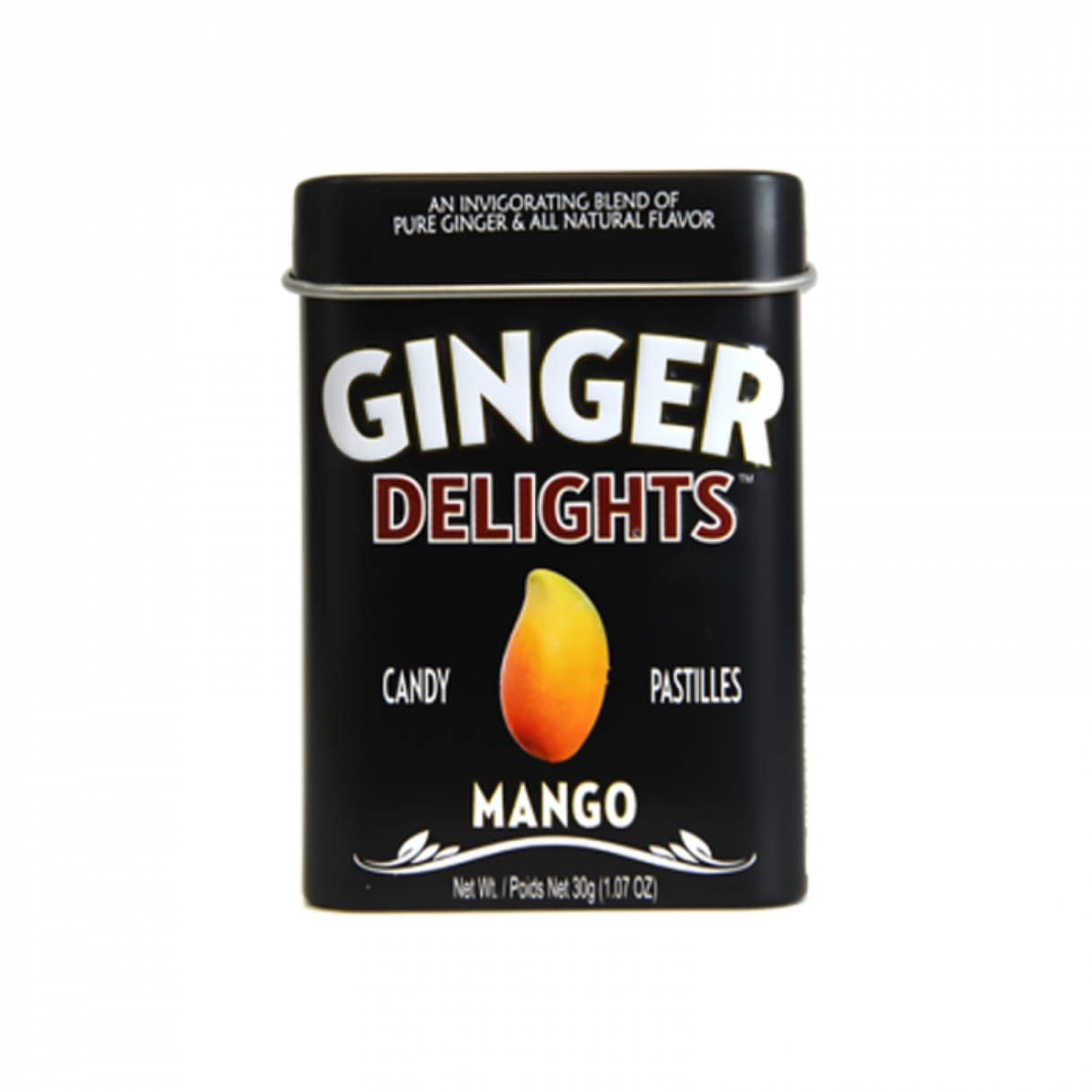 Ginger Delights Mango Candy Pastilles 1.07oz - 144ct