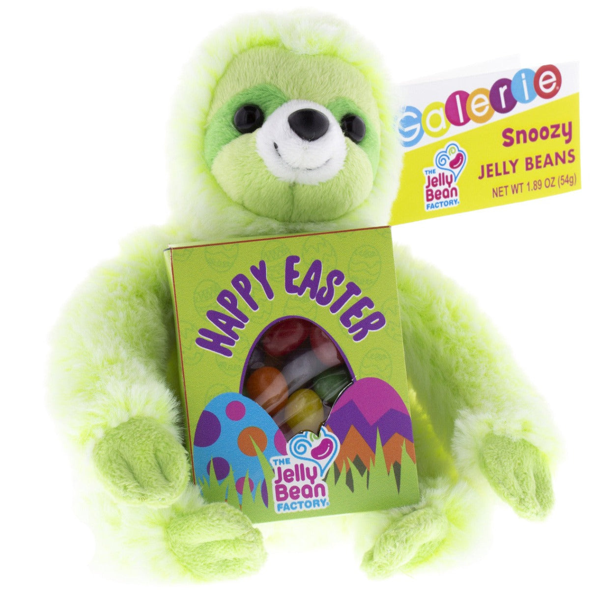 Sloth Plush with Jelly Beans (Case) 1.89oz - 1/6ct