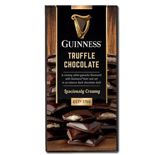 Guinness Dark Chocolate Truffle Bar 3.1oz (UK) - 12ct