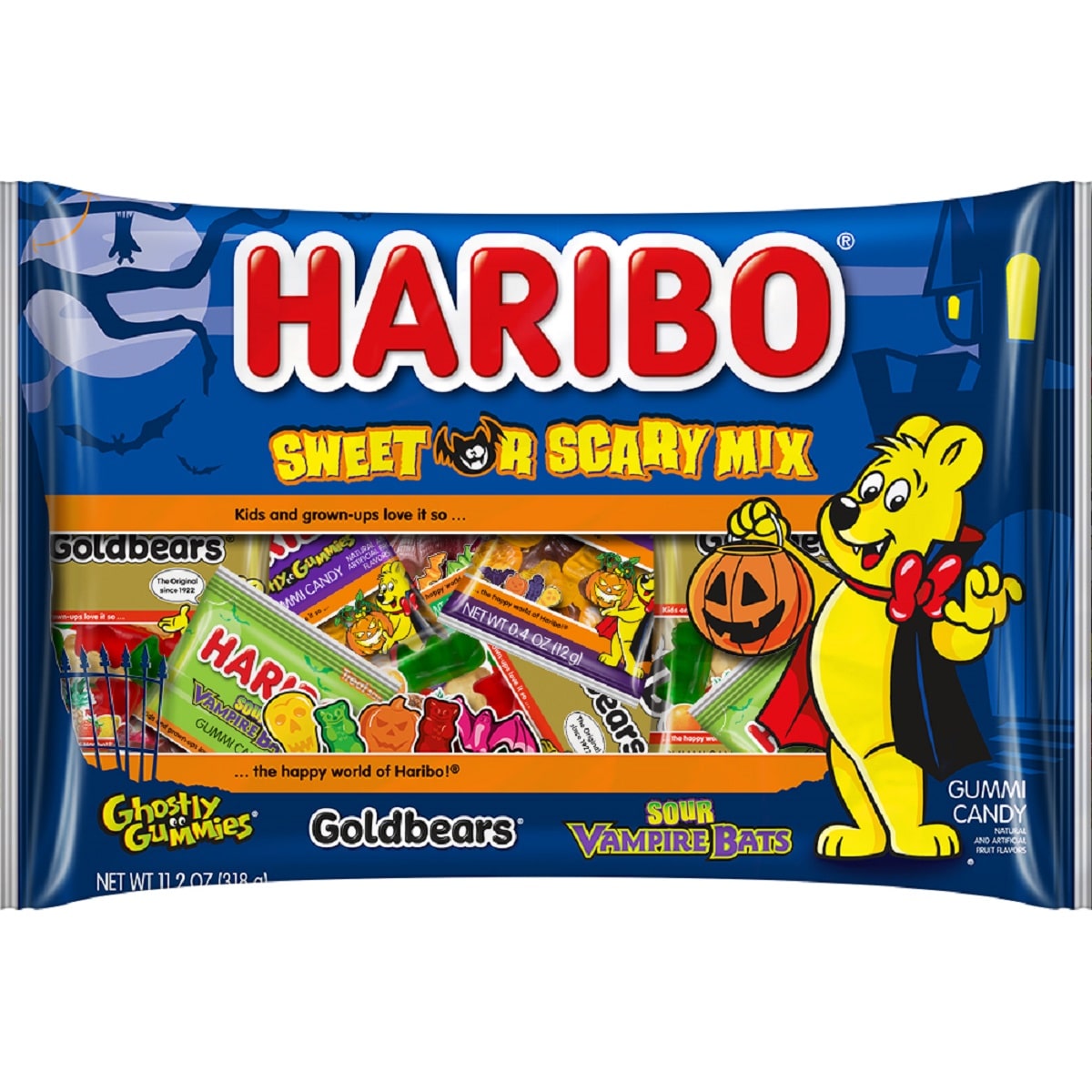 Haribo Halloween Sweet or Scary Mix 21.1oz - 6ct