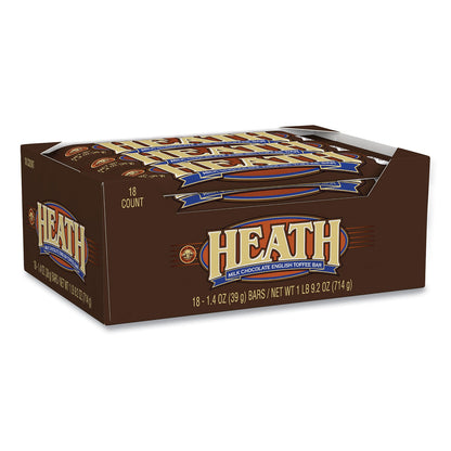 Heath Toffee Candy Bar 1.4oz - 18ct