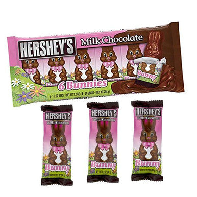 Hershey's Chocolate Bunnies 1.2oz - 6ct