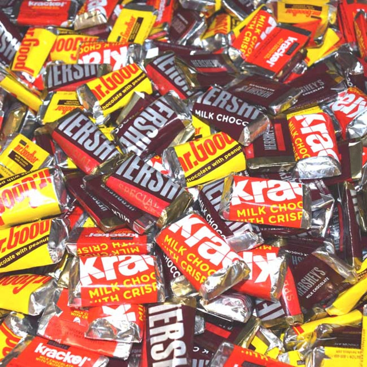 Hershey's Miniatures Assorted Candy Bars - 25lb