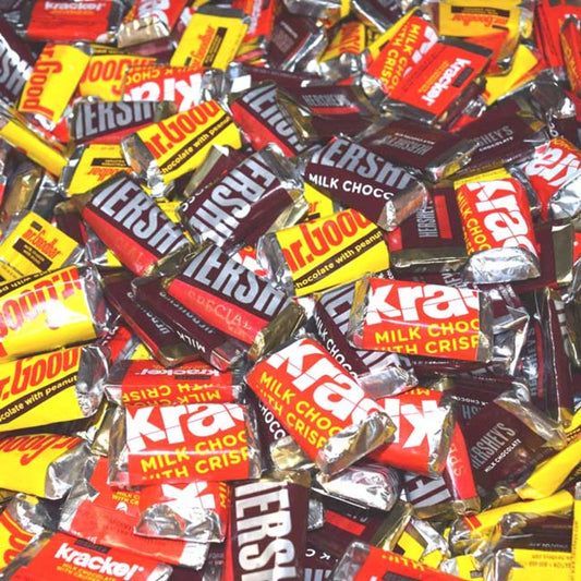 Hershey's Miniatures Assorted Candy Bars - 25lb