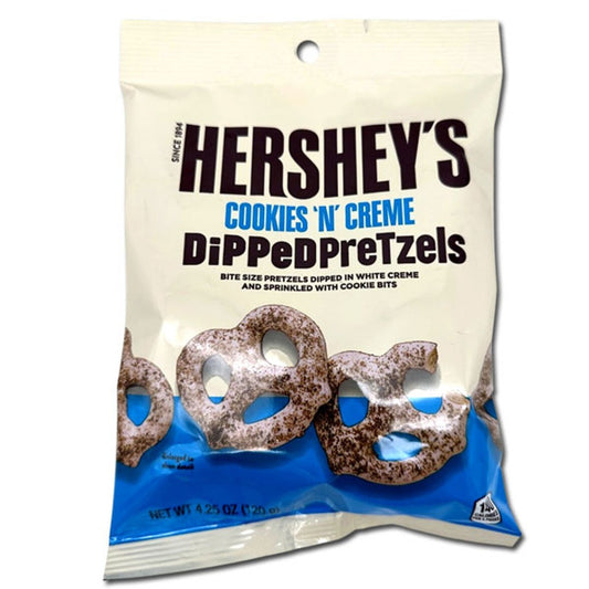 Hershey's Cookies 'N Creme Dipped Pretzels 4.25oz - 12ct