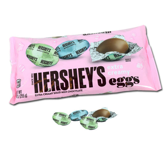 Hershey's "Extra Creamy" Chocolate Eggs Bag 9oz - 12ct