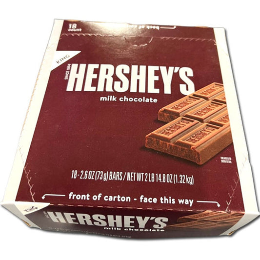 Hershey's Milk Chocolate King 2.6oz - 18ct