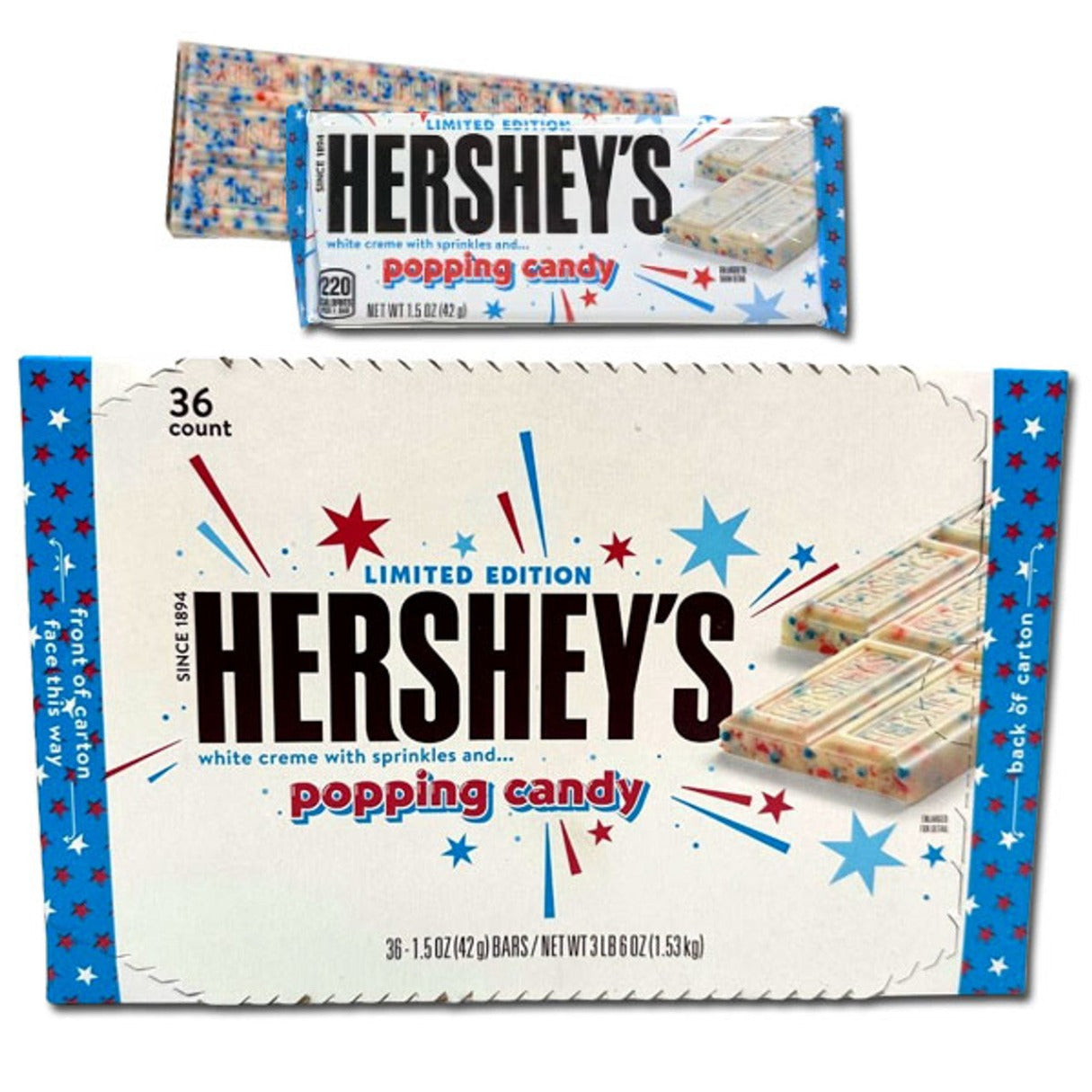 Hershey's Limited Edition Popping Candy 1.5oz - 36ct