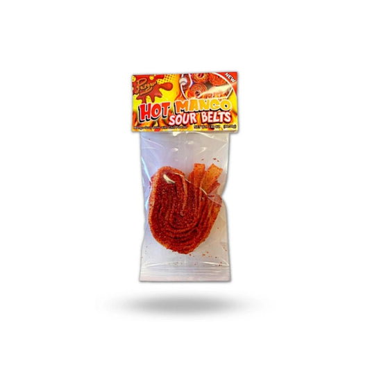 Parga Hot Mango Sour Belts 3.4oz - 20ct