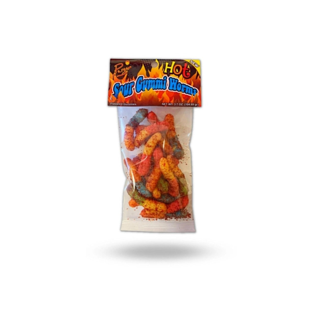 Parga Hot Sour Gummy Worms 3.7oz - 20ct