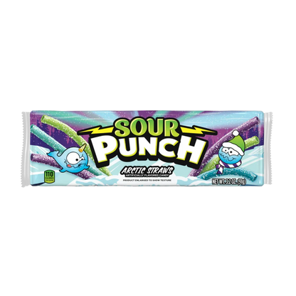 Sour Punch Straws Arctic Straws 3.2oz - 12ct