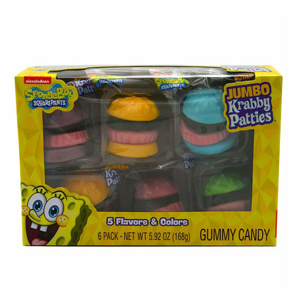Frankford Spongebob Jumbo Krabby Patties Assorted Flavors 5.92oz - 72ct