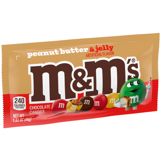 M&M's Peanut Butter & Jelly 1.63oz - 24ct