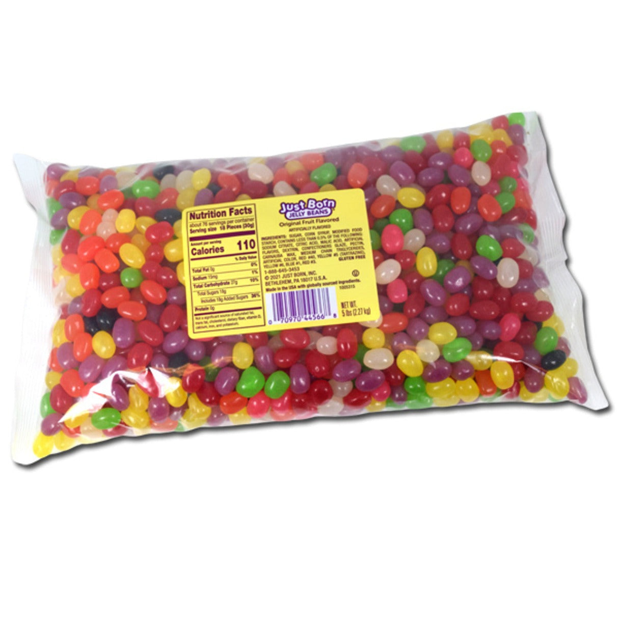 Jelly Beans Fruit by Just Born Bulk Bag - 5lb