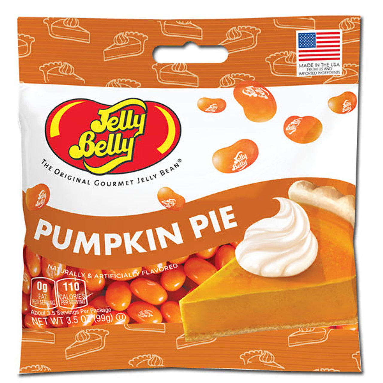 Jelly Belly Pumpkin Pie Jelly beans 3.5oz - 12ct