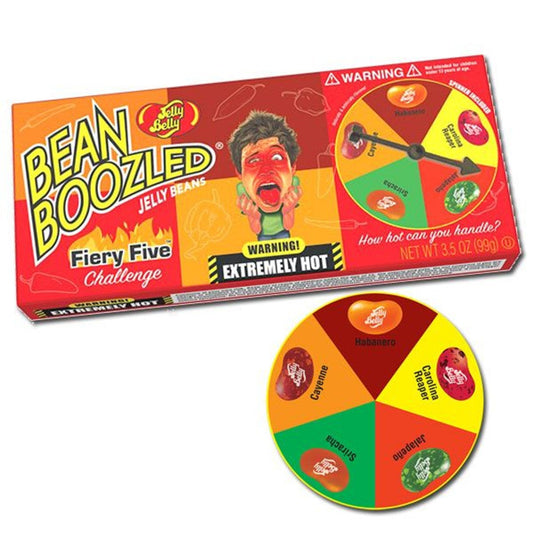 Jelly Belly Fiery Five Spinner Boozled Game 3.5oz - 10ct