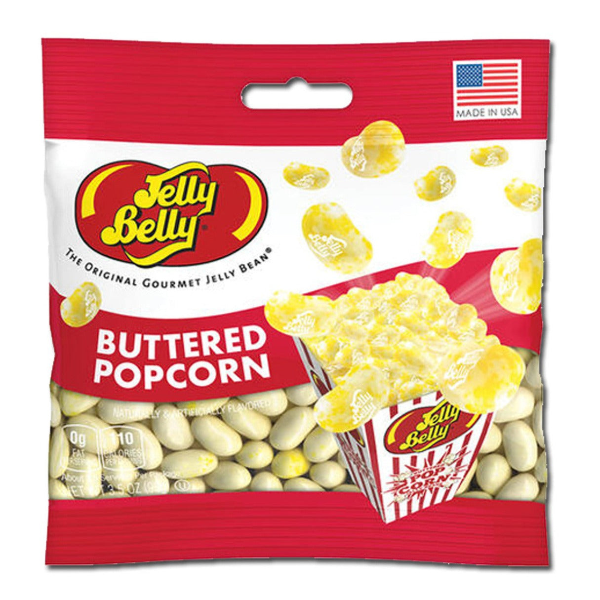 Jelly Belly Buttered Popcorn Jelly Beans 3.5oz - 12ct