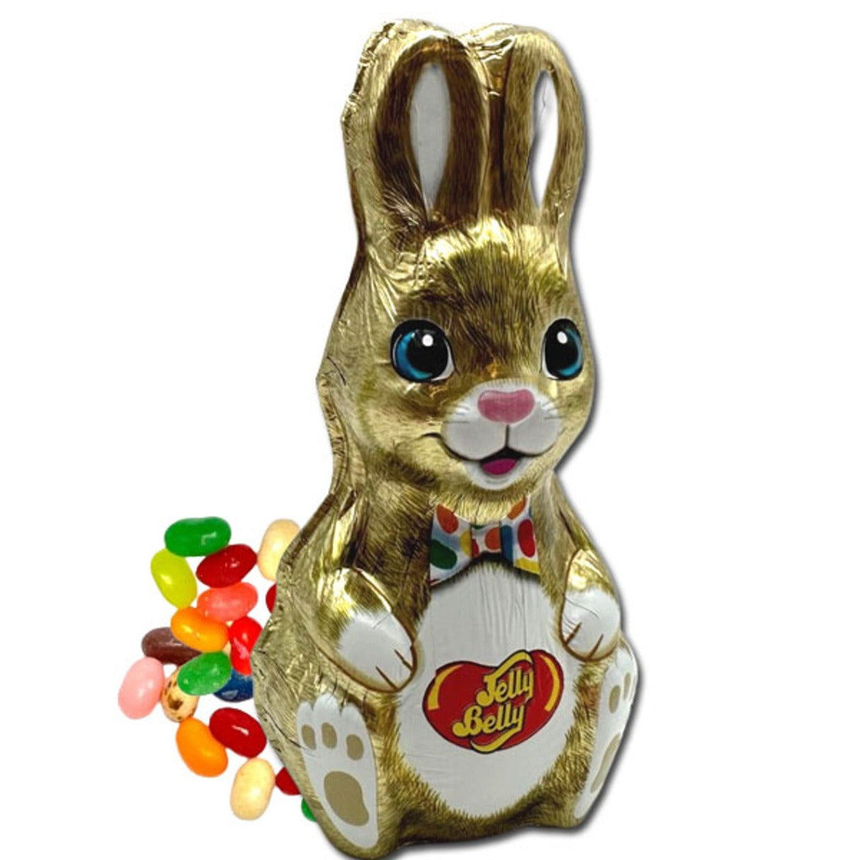 Chocolate Rabbit with Jelly Belly Jelly Beans 4.5oz -6ct