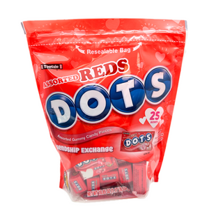 Dots Valentines Day Assorted Reds 18.85oz - 6ct