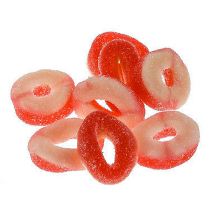 Kervan Strawberry Gummi Rings Bulk Bag 5lb - 1ct