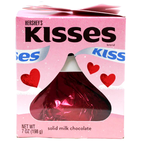 Hershey's Big Kisses Valentine's Day Pink 7oz - 6ct