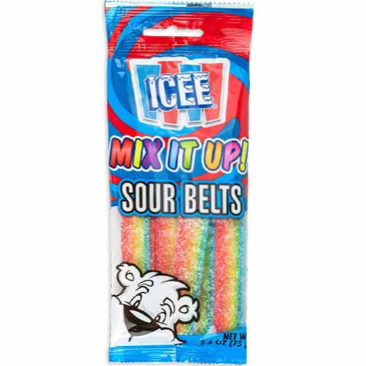 Koko's ICEE Mix It Up! Sour Belts Peg Bag  2.6oz - 20ct