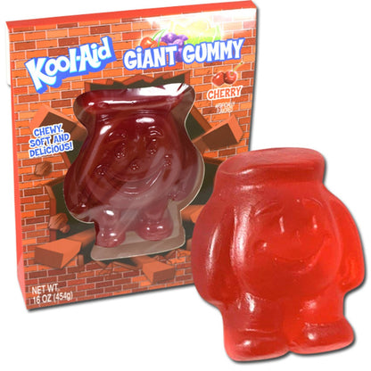 Kool Aid Ginormous Gummy Cherry Kid 1lb - 12ct