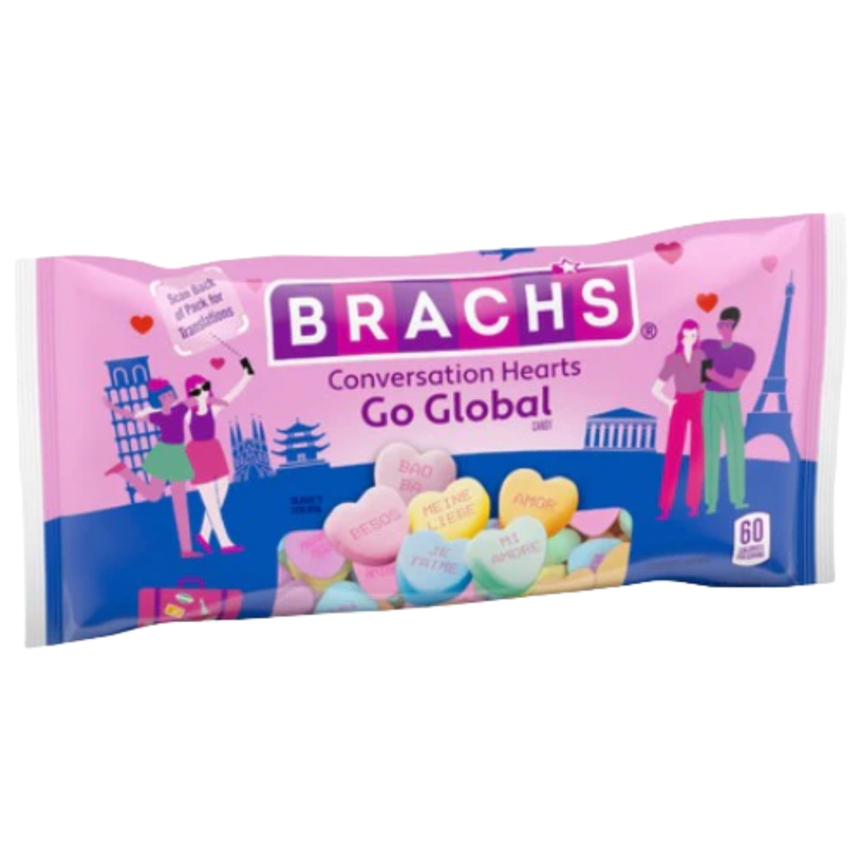 Brach's Global Conversation Heart 8.5oz - 6ct