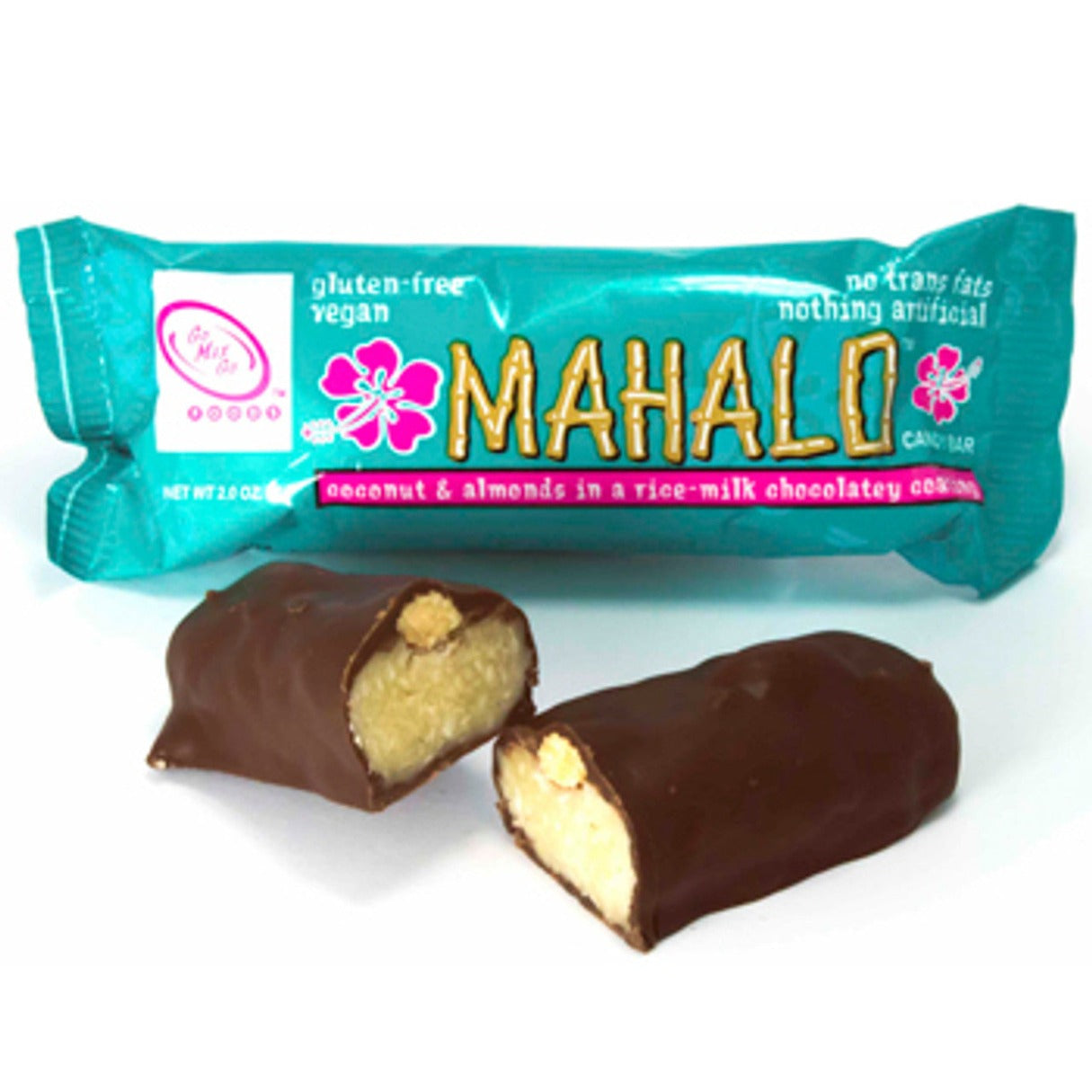Mahalo Vegan Candy Bars 2.1oz - 12ct