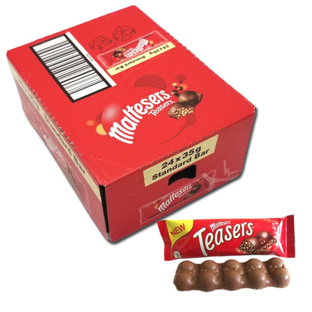 Malteser Teasers Candy Bars 1.2oz - 24ct