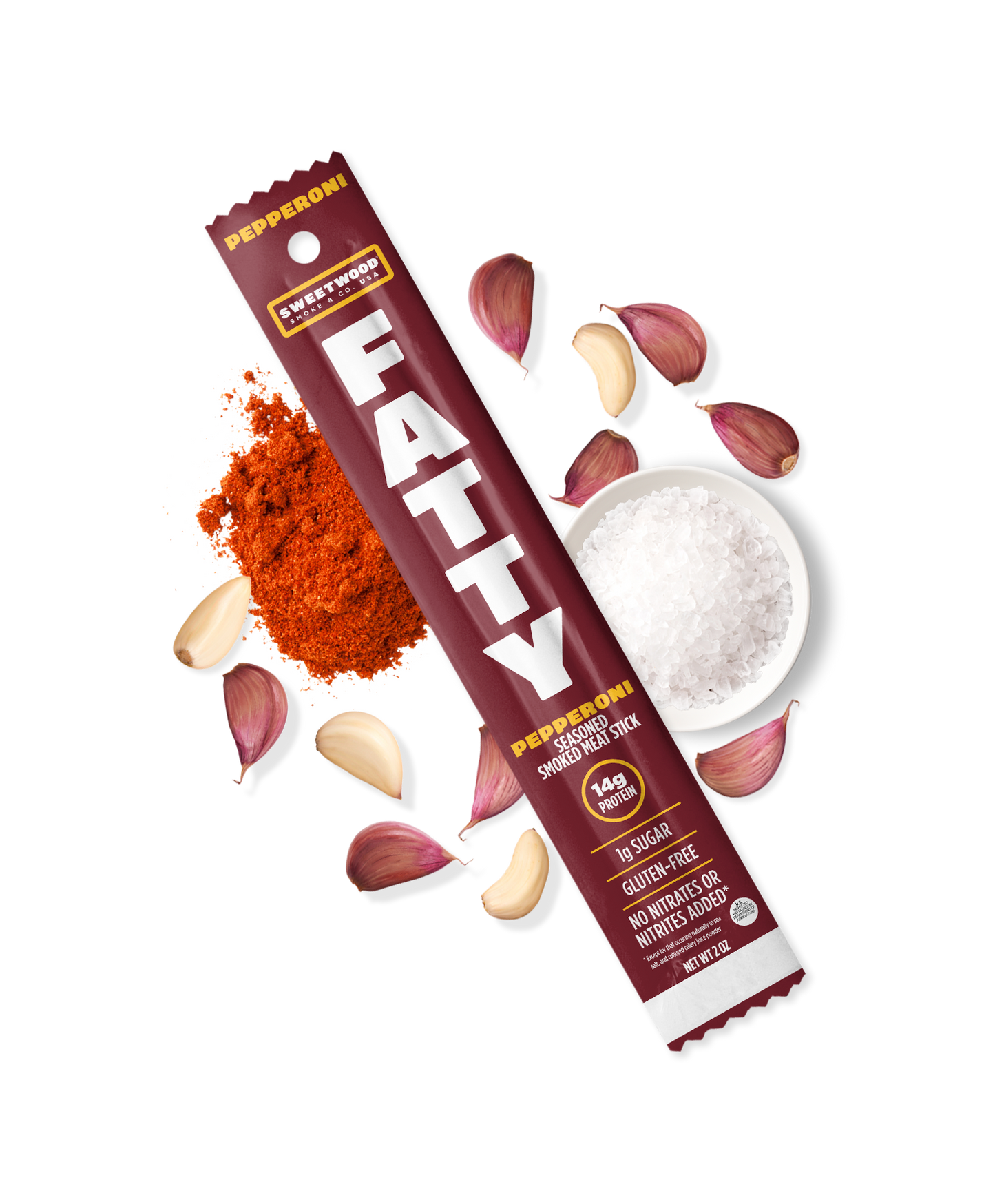 Fatty's Pepperoni Meat Sticks 2oz - 20ct