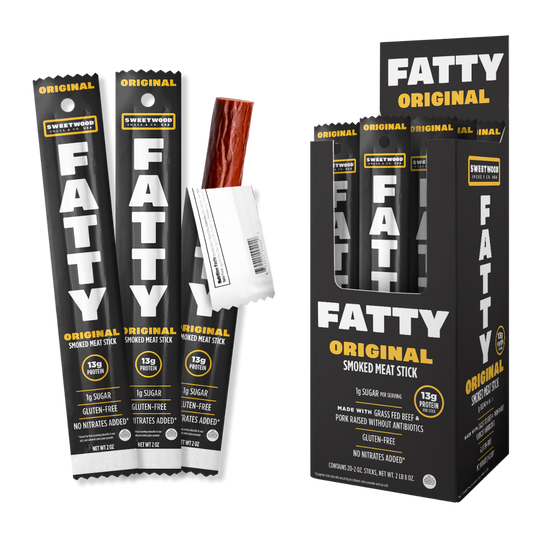 Fatty's Smoked Meat Sticks Original 2oz - 20ct