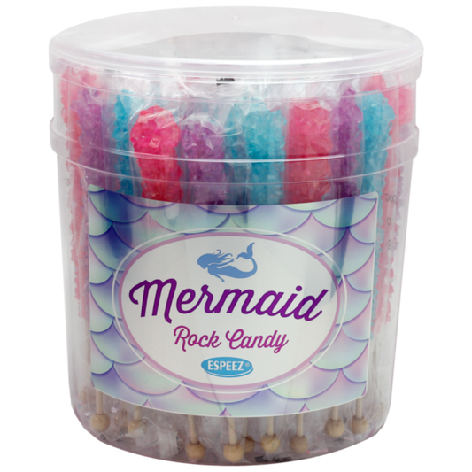 Espeez Mermaid Rock Candy Jar - 36ct