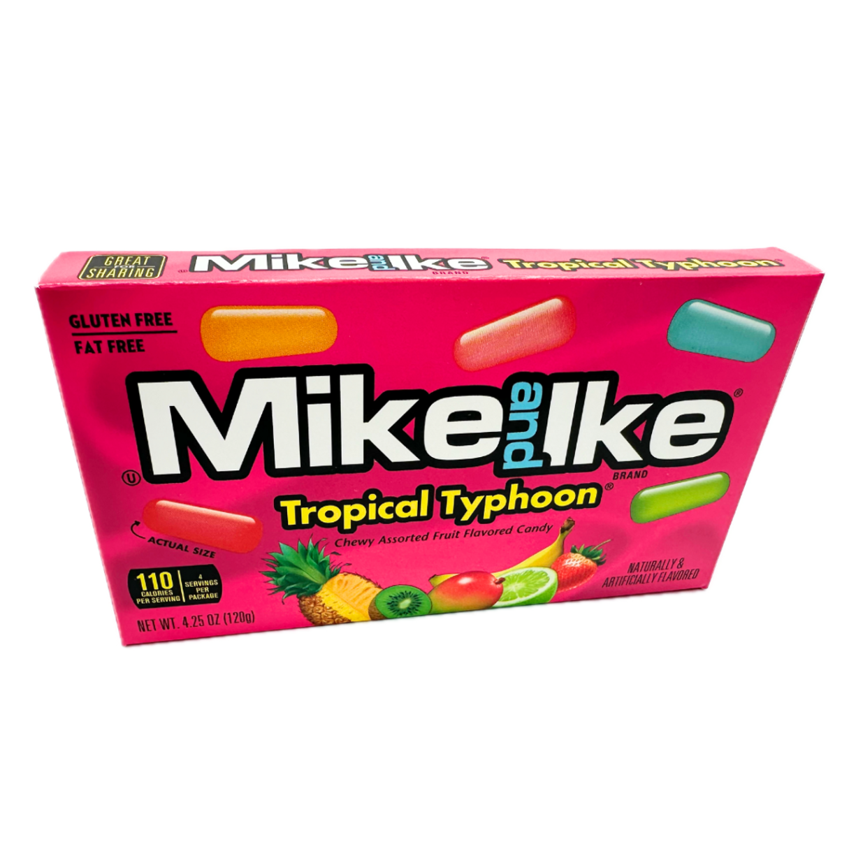 Mike & Ike Tropical Typhoon Candies 4.25oz - 12ct