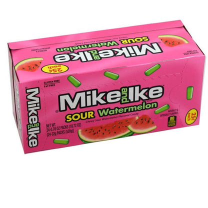 Mike & Ike Sour Watermelon Pre-Priced 0.78oz - 24ct