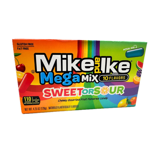 Mike & Ike Sweet or Sour Megamix 4.25oz - 12ct