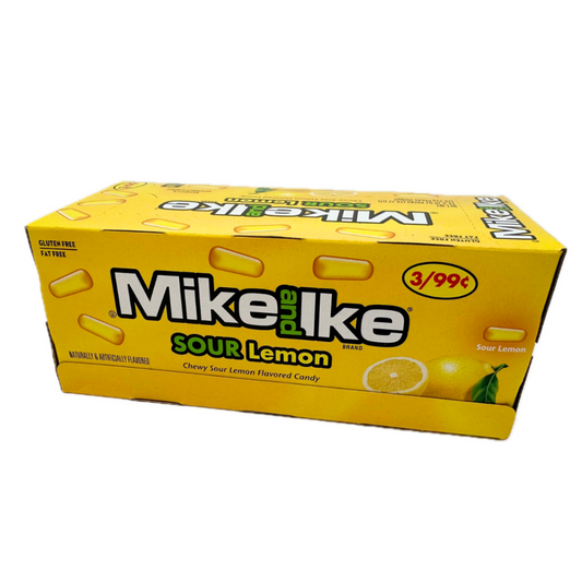 Mike & Ike Sour Lemon 0.78oz - 24ct (Pre priced)